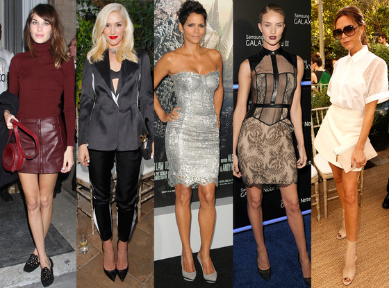 Alexa Chung, Gwen Stefani, Rosie Huntington-Whiteley, Halle Berry, Victoria Beckham Alexa Chung, Gwen Stefani, Rosie Huntington-Whiteley, Halle Berry, Victoria Beckham